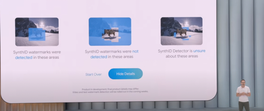 Google IO 2025 SynthID